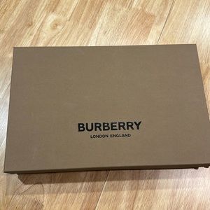 Empty Burberry box and envelope